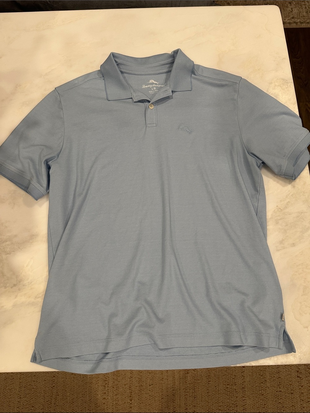 Tommy Bahama Light Blue Men's Polo Shirt